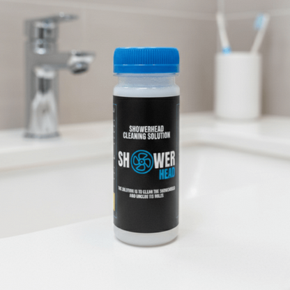 تنظيف فتحات رأس الدش