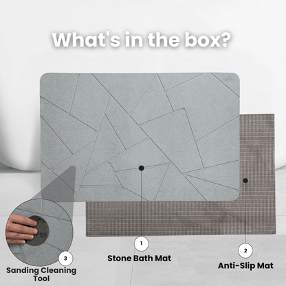 Stone Bath Mat | Fast Drying & Water Absorbing